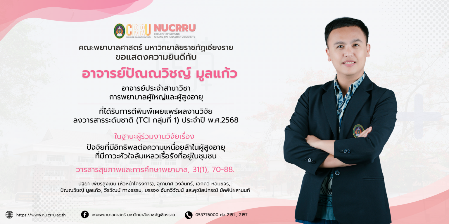 Website ยินดีกับอาจารย์ปัณณวิชญ์ มูลแก้ว